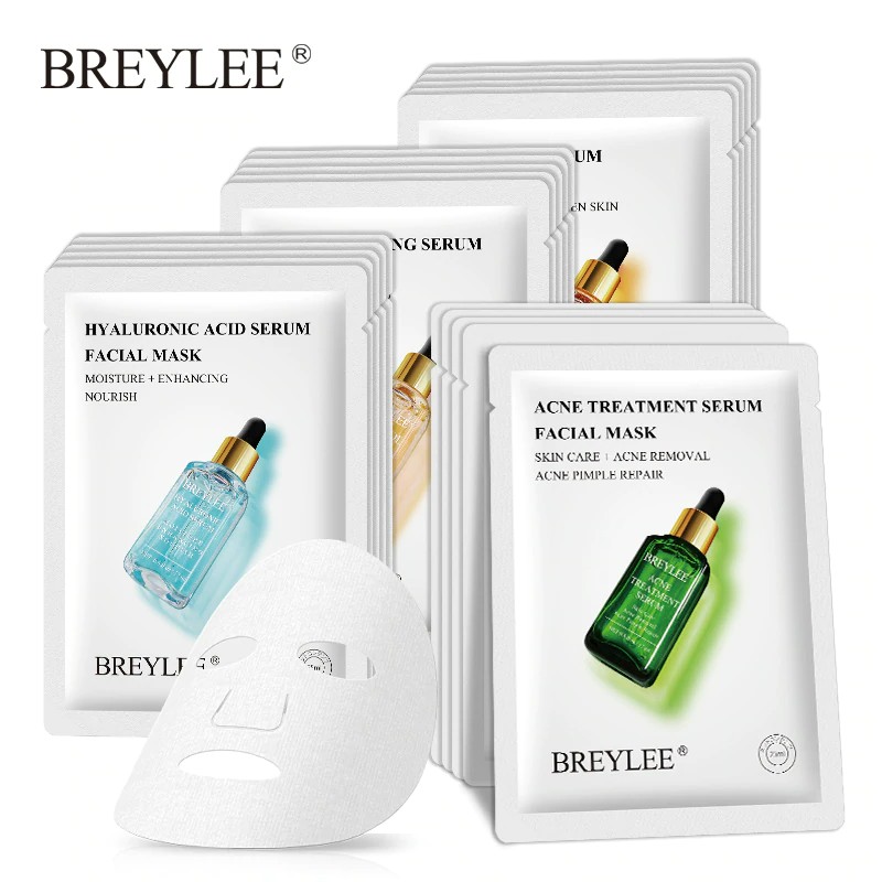 [BPOM] BREYLEE Serum Masker Vitamin C / Hyaluronic Acid / Rose Hydrating / Retinol Lifting Serum