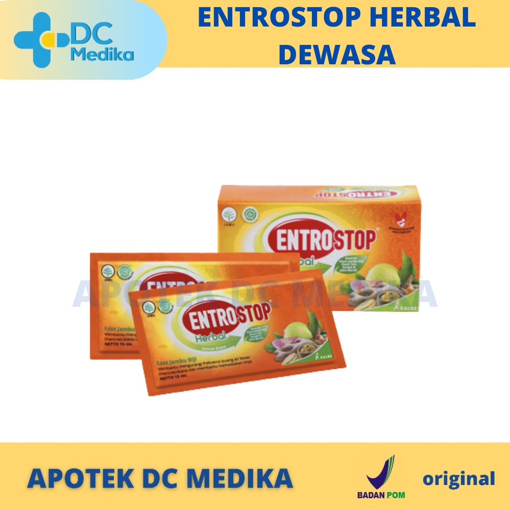 ENTROSTOP HERBAL DEWASA SACHET / OBAT DIARE / OBAT DIARE HERBAL