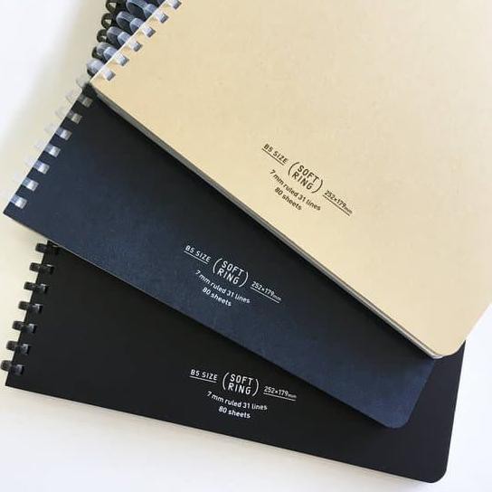 

PROMO KOKUYO SOFT RING NOTEBOOK S-SV608 B5 - NATURAL Office & Stationery | Buku Tulis | Agenda &