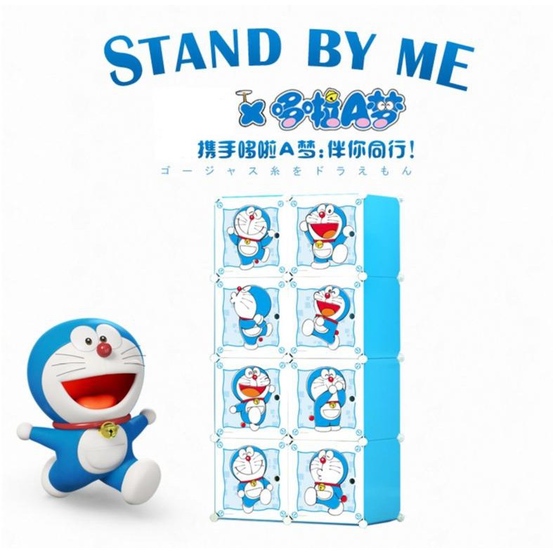 LEMARI PLASTIK DORAEMON SHENAR