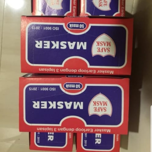 SAFEMASK EARLOOP 3 PLY