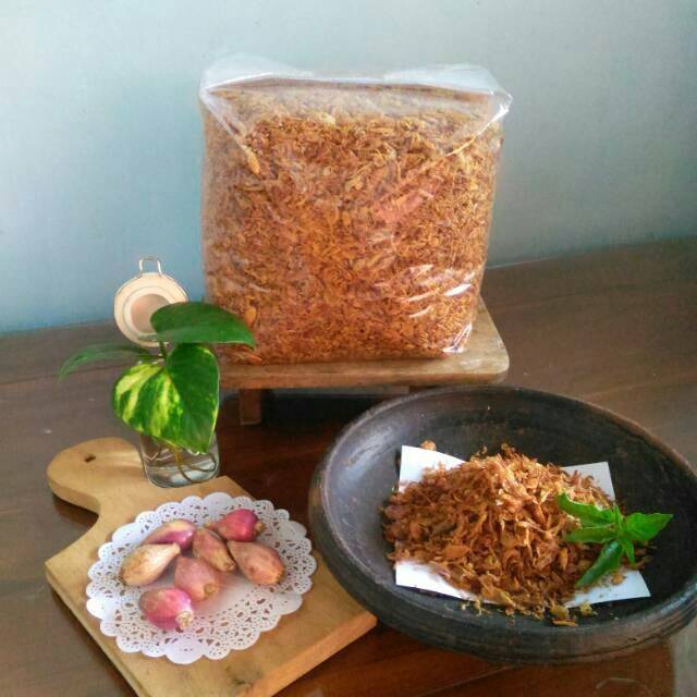 

Bawang merah goreng 1kg/1000gr brambang goreng bawang goreng