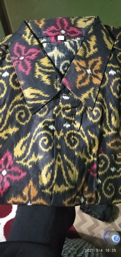 Bswart Batik Ar Kenongo Hem Pendek Padi Pekalongan M L Xl Batik Pria Murah Modern Batik Ar