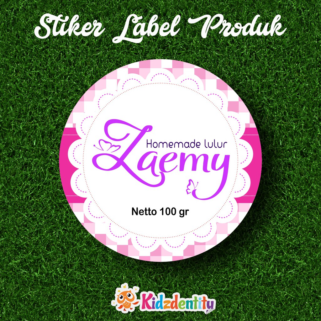 10 Ide Contoh  Stiker  Label Produk Aneka Stiker  Keren