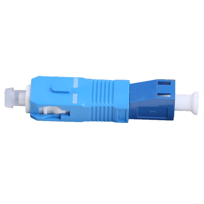 Cre SC Male to LC Female Single Mode Konverter Adapter Fiber Hybrid Optik