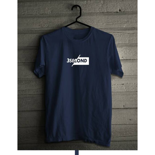 Kaos Tshirt Baju Obral Murah Combed 30S Distro 3SECOND 1 2 KOTAK 3 SCO 3SCO SECOND polos custom indo