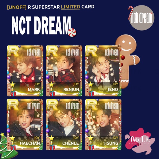 (MIN PEMBELIAN 3 PCS - MIX) PHOTOCARD -  R CARDS SUPERSTAR SMTown LIMITED CARD NCT Dream “JOY” PHOTO