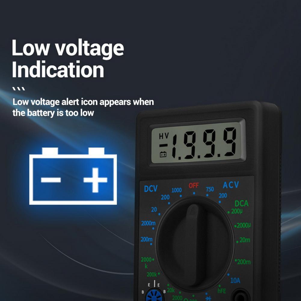 Multitester Avometer avo digital buzzer DT830B DT830G