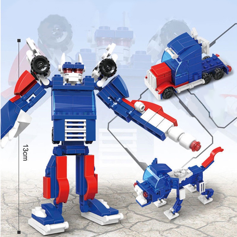 Mainan Bricks Robot Autobot Transformer 5 in 1