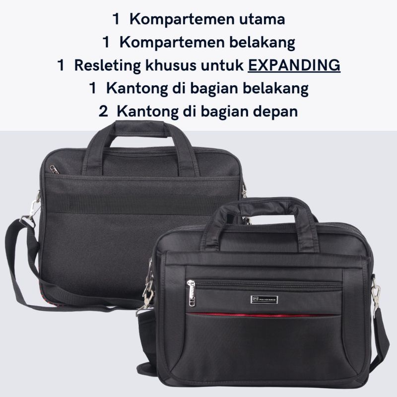 Tas kantor pria original Polo Hummer