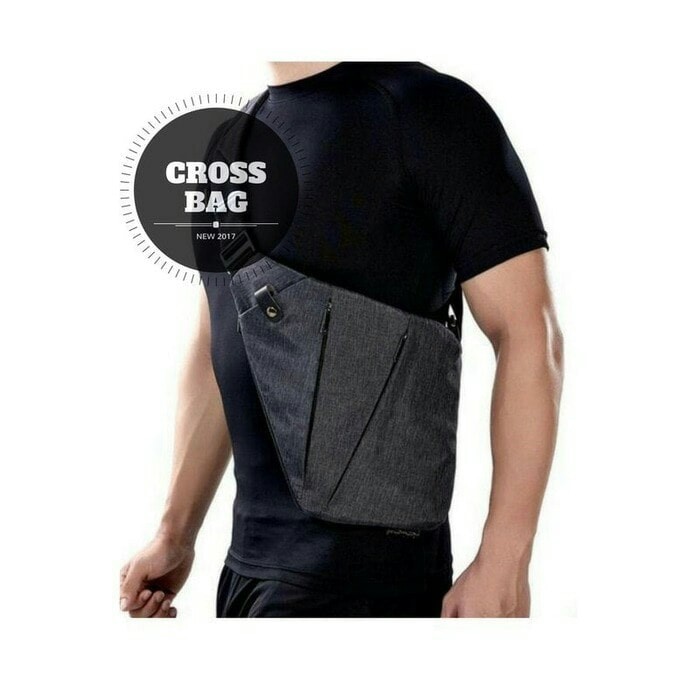 Tas kanvas cross body selempang army