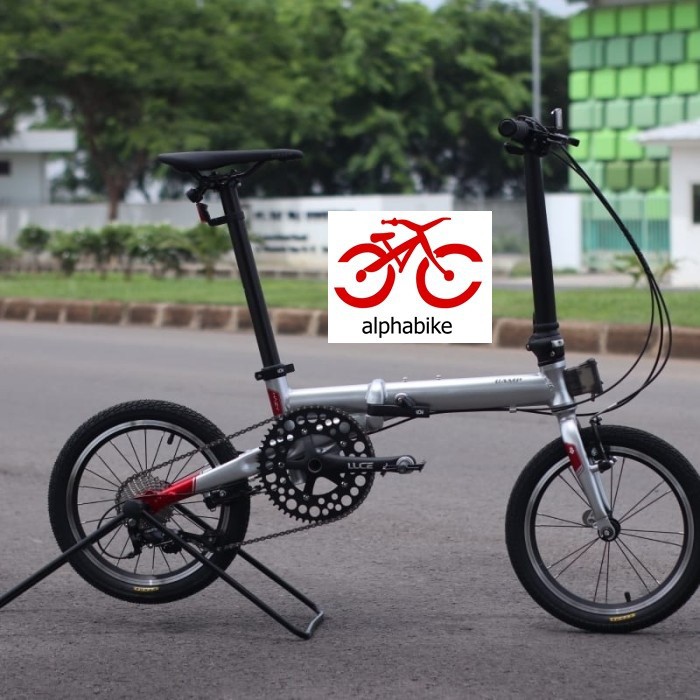 SEPEDA LIPAT FOLDING BIKE ELEMENT CAMP HAZY 9 SPEED 16 INCH ALLOY 6061