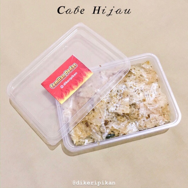 

Dikeripikan cabe hijau