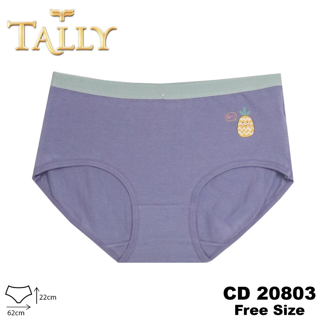 TALLY 20803 YT COLLECTION / YANTI98 - CD CELANA DALAM REMAJA PEREMPUAN TALLY Celana Dalam Wanita Bahan Katun Fit to L - XL Motif Cerah CD 20803TALLY CD CELANA DALAM REMAJA / DEWASA 20803 | FREE SIZE | FIT XL | BAHAN KATUN