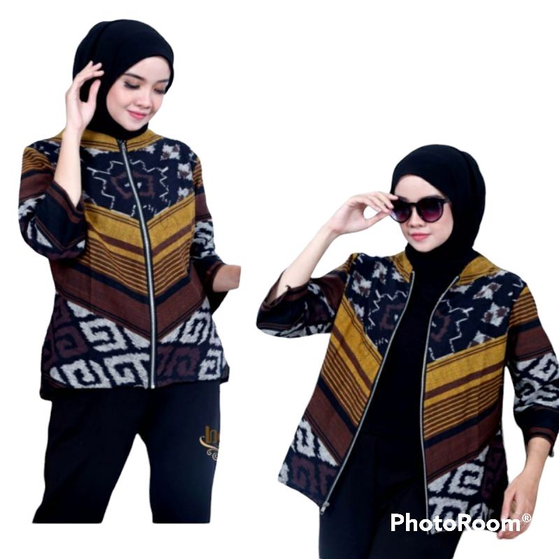 BLOUSE TENUN BAJU TENUN WANITA ATASAN WANITA TENUN JEPARA