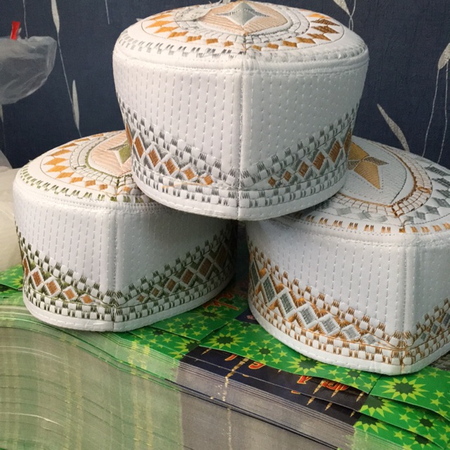 KOPIAH PECI SONGKOK ALASAS MOTIF KABAH SIZE DEWASA 8