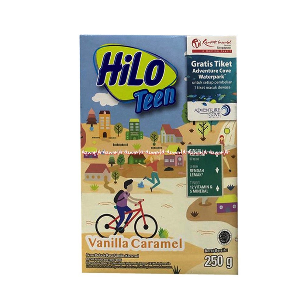 HILO Teen Vanilla Caramel 250gr Susu Hilo Remaja Vanila Karamel Chocolate Yougurt Banana