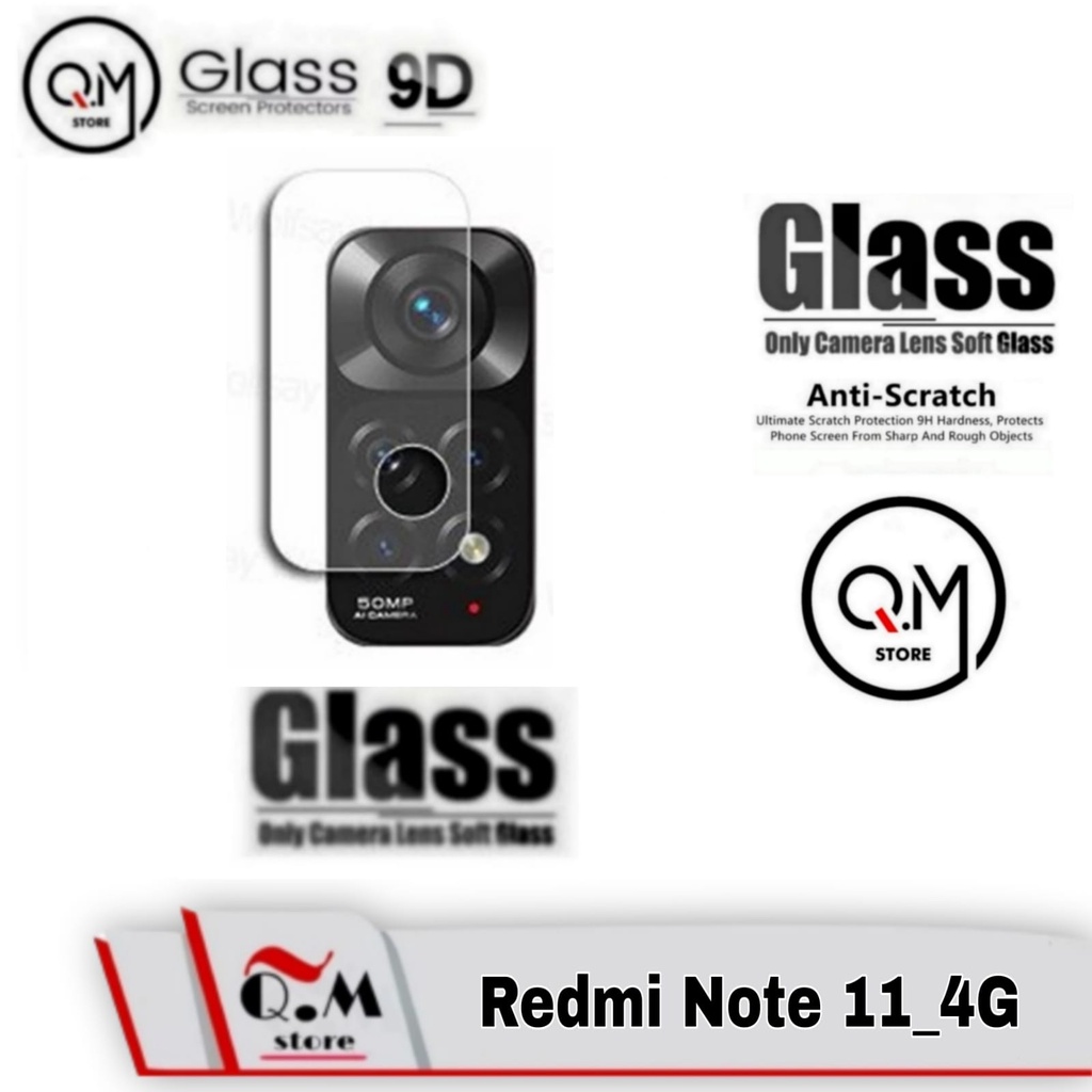 Tempered Glass Camera Xioami Redmi Note 11 4G / Redmi Note 11s 4G Pelindung Camera Anti Gores Screen Guard Full 9D