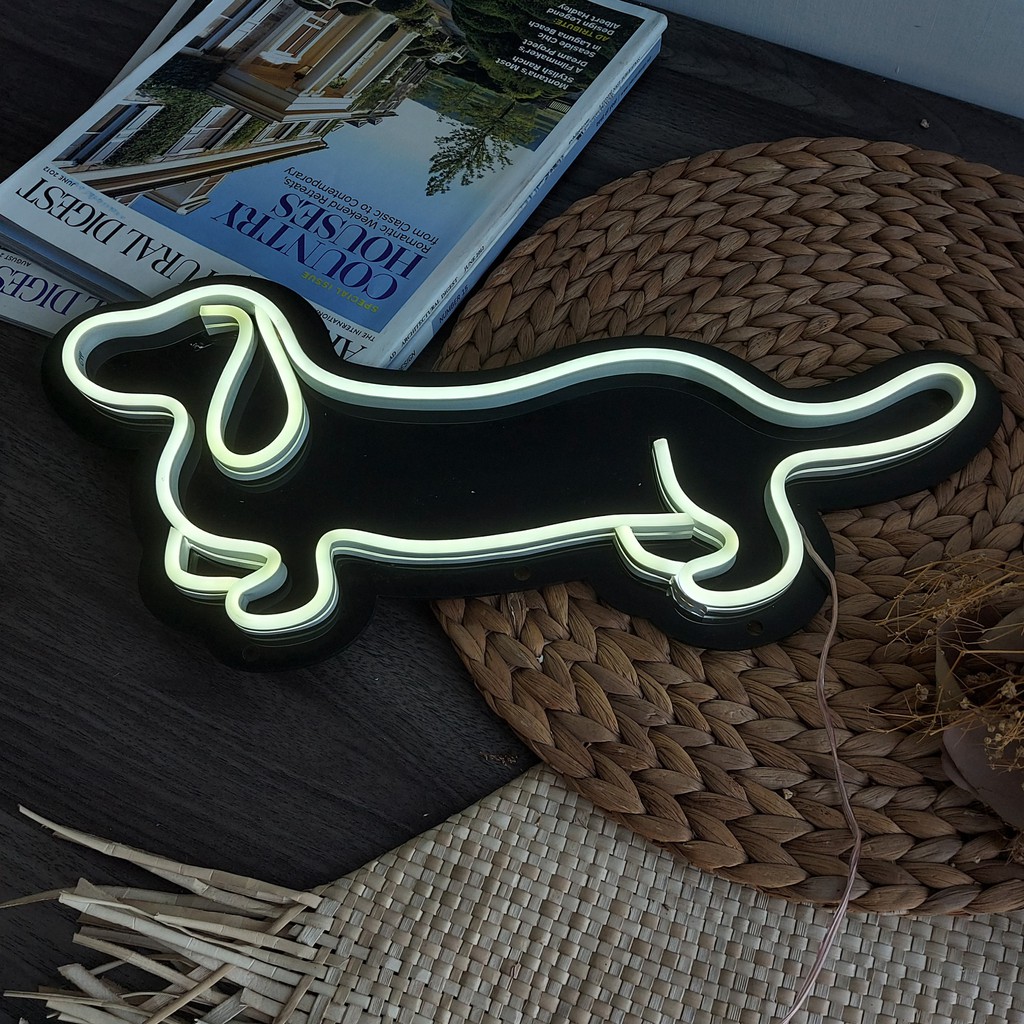 NEON LED GAMBAR ANJING / NEON LED GAMBAR DOG / NEON LED PET