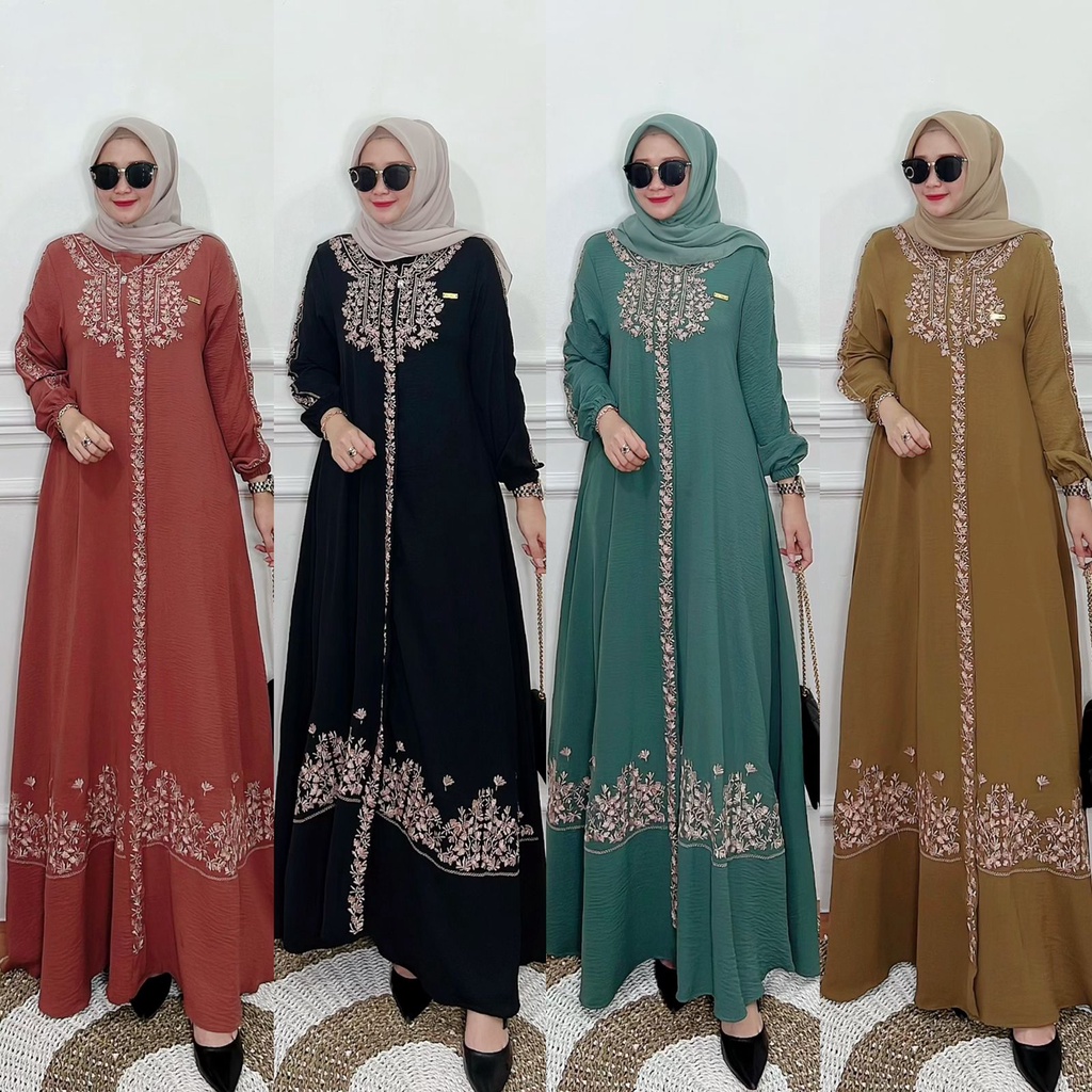 " NEW "  GAMIS BRUKAT MAROKO AIR VOL 5(SIAP KIRIM)