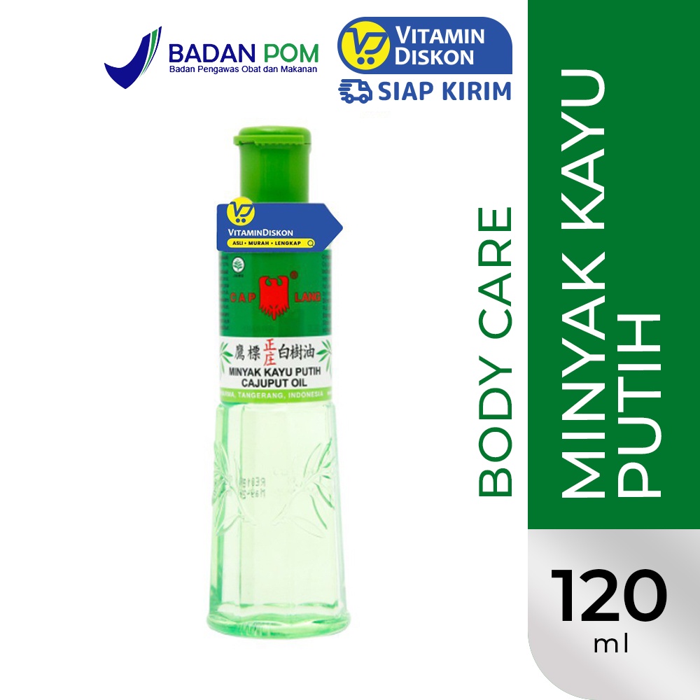 Cap Lang Minyak Kayu Putih 120 Ml | Pereda Sakit Perut, Kembung, Mual Dan Gatal Gigitan Serangga
