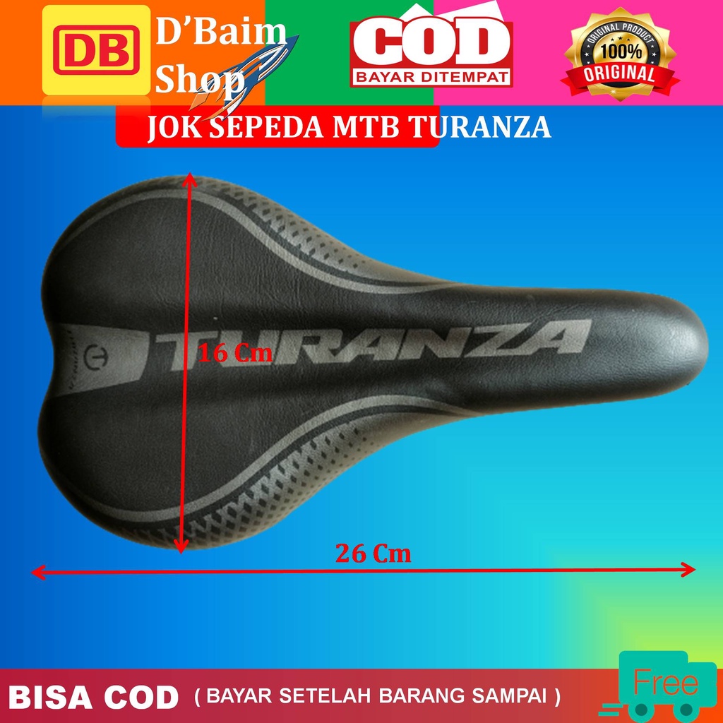 Jok Sepeda Super Murah TURANZA Sadel Sepeda BMX, MTB, FIXI Lipat