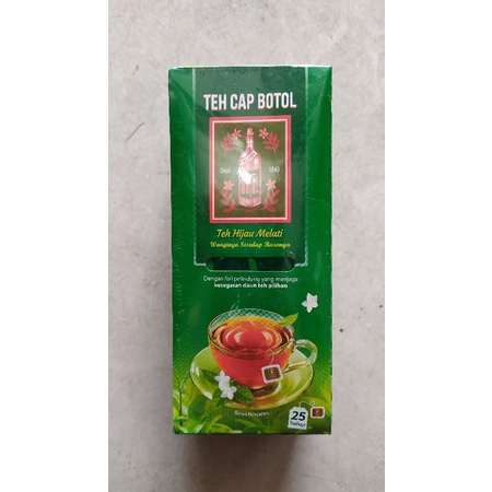 

Teh Celup Cap Botol teh hijau melati isi 25