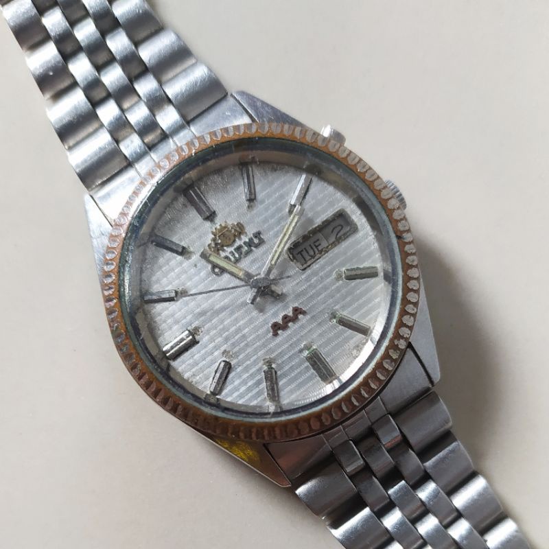 jam tangan pria kuno jadul Orient AAA automatic 21 jewels president