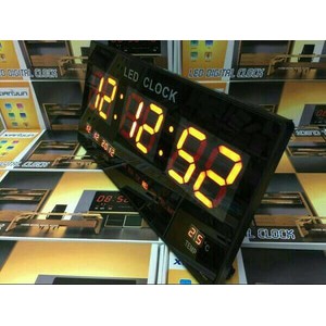 Jam Digital LED Meja/Dinding XY-4622 Angka Menyala Wrna Merah UK Besar