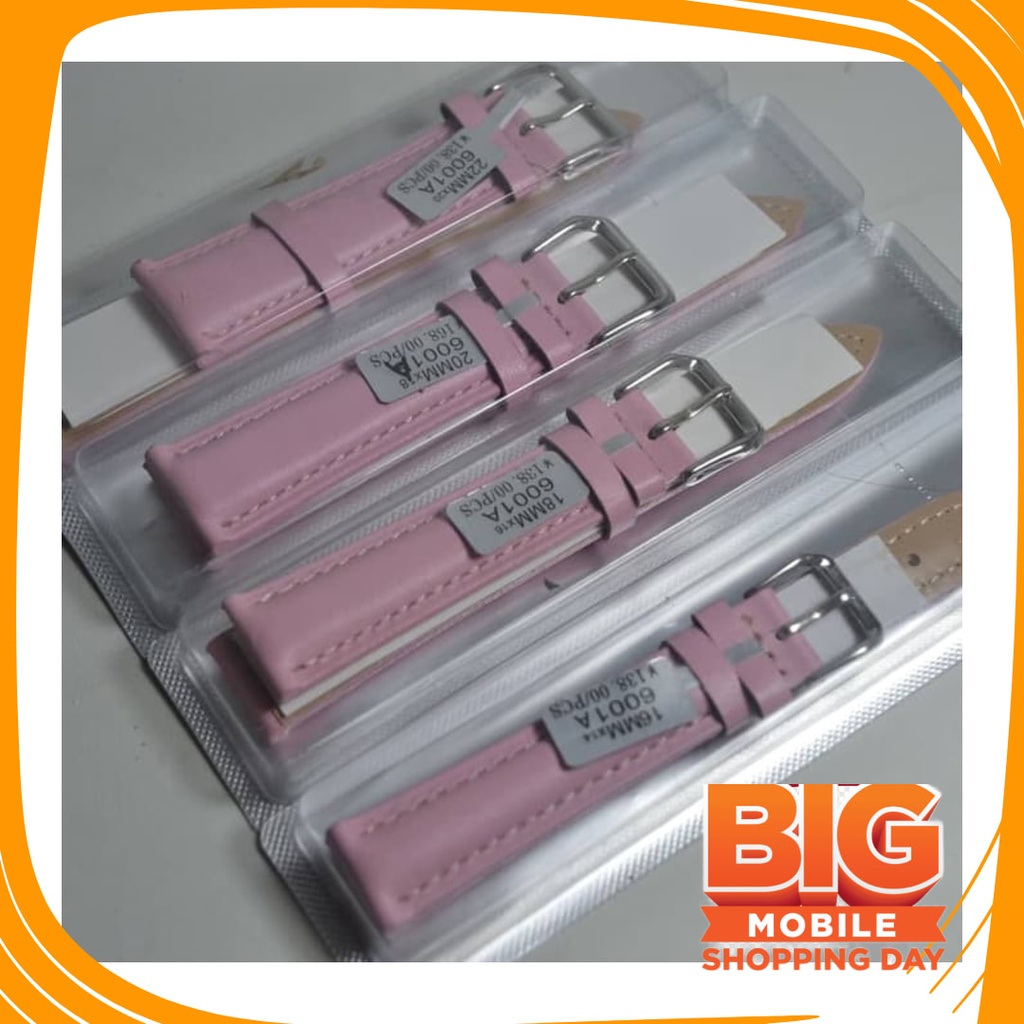 JAm Cewe Pink Bue Sky Gold Silver rubber Anti karat Air / strap tali jam tangan kulit pink original 