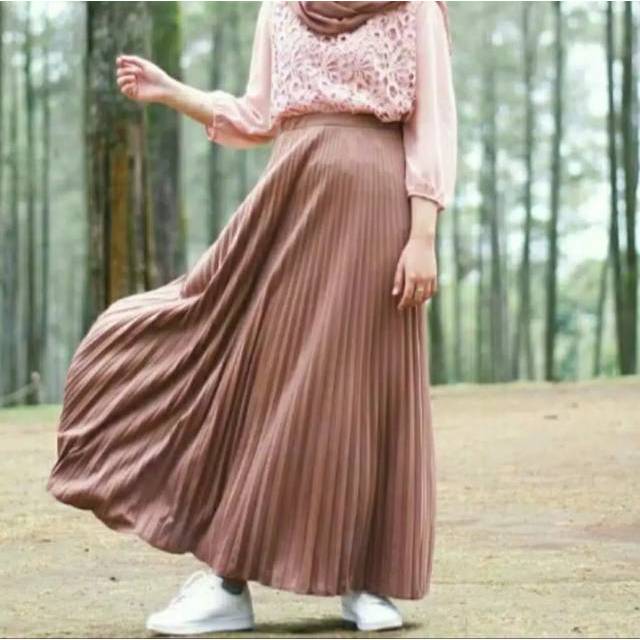 Rok Plisket Mayung Jumbo//Rok Plisket Warna Kumplit//Rok Plisket Mayung Best seller (bisa cod)