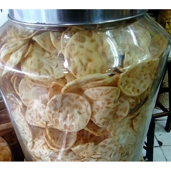 

Keripik tempe sagu putih