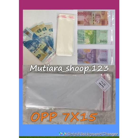 PELASTIK OPP 7X15 ISI 100 PCS