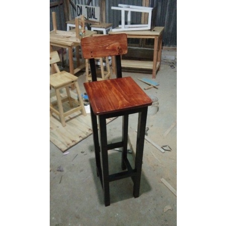 kursi bar kafe resto kayu jati belanda