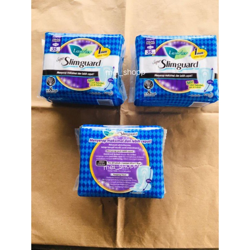 SOFTEX LAURIER NIGHT WING JUAL PER BGKUS 35cm x 8 buah