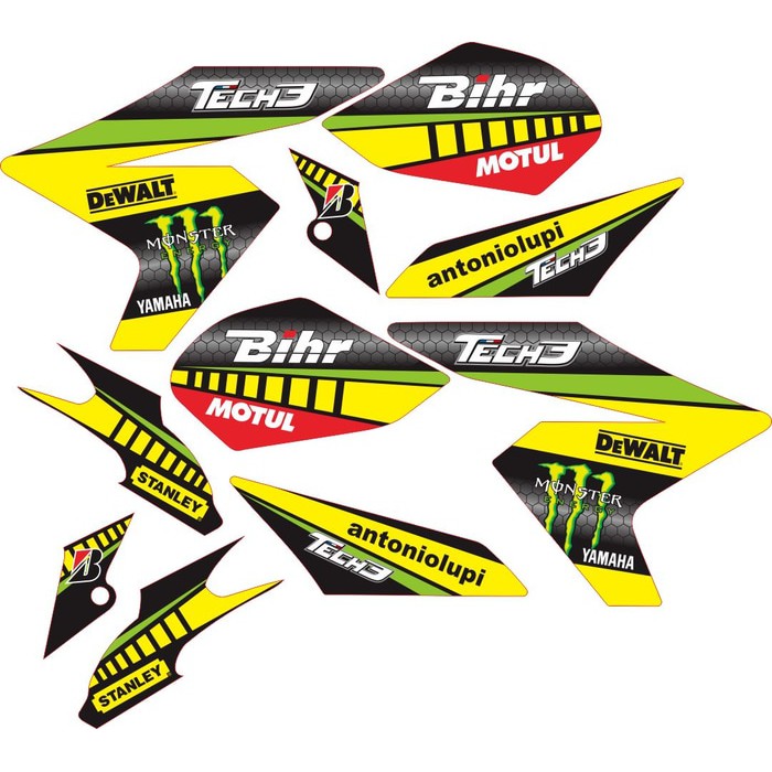 Sticker Vixion NVL Striping Tech 3