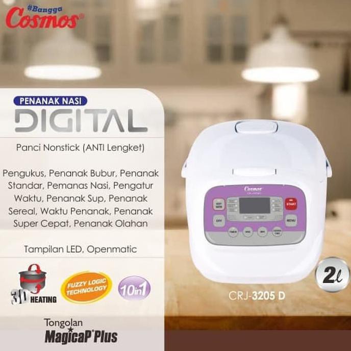 Rice Cooker Digital Cosmos CRJ 3205 / Magic Com Digital Cosmos CRJ3205