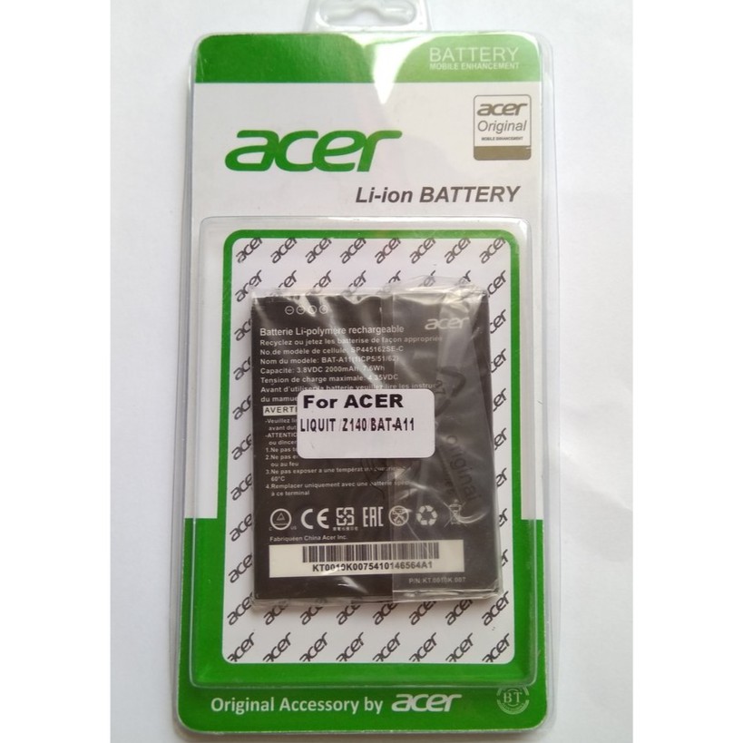 Baterai Acer Z410 / Z320 / M330 / Z330 / BAT-A11 Battery Batteray Batere Batre Batrai Btr Original