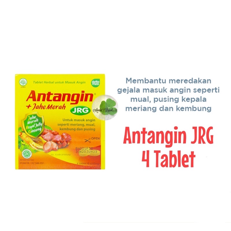 Antangin JRG Tablet Masuk Angin Pusing Kepala Meriang Kembung