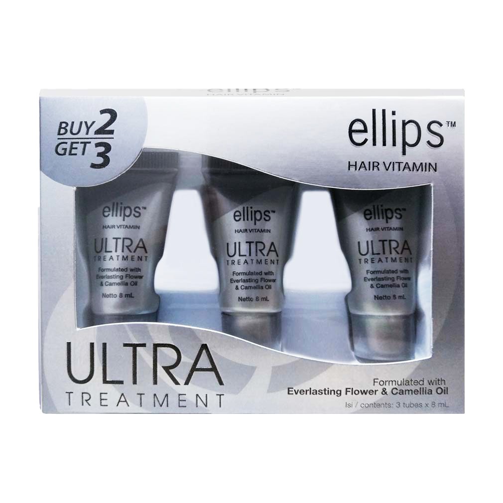 Ellips Hair Treatment Ultra 8 ml | Botol 34 ml | Bali N Soften | Bali N Protect | Hair Vitamin 45 ml | Hair Mist 100 ml