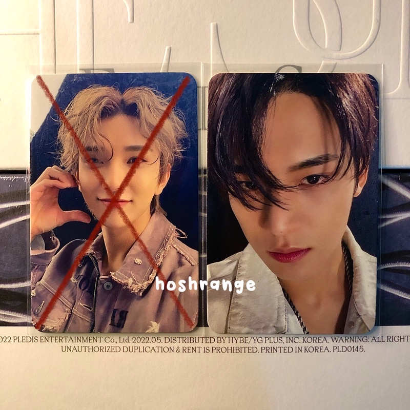pc mingyu benefit kpopmerch photocard shopee bene face the sun fts album