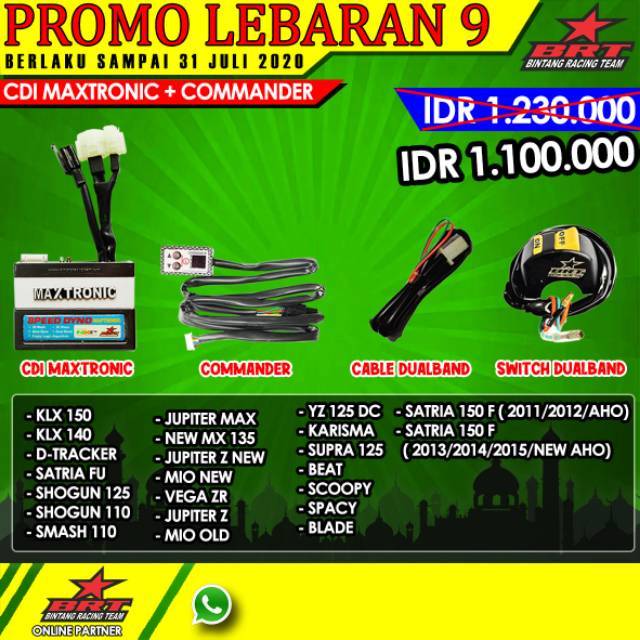 Promo CDI BRT Maxtronic + Commander Yamaha YZ 125 DC