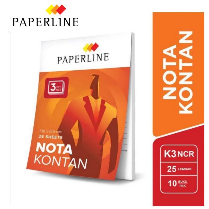 

Buku Nota Kontan 3 Ply/ Bon Faktur 3 Ply PAPERLINE Kecil