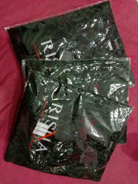 Risna Batik Krb168 B Kemeja Batik Pria Lengan Panjang Katun Primis Premium