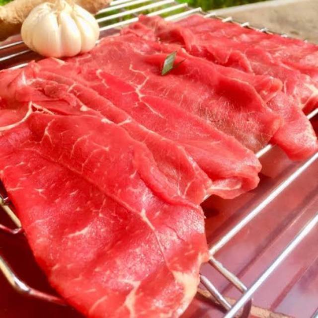 

Daging Sliced Import - Yakiniku Sukiyaki Sliced 500 gram