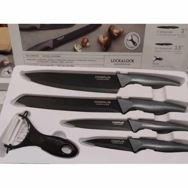 Pisau Lock n lock / Knipe Lock n Lock Set - Hitam