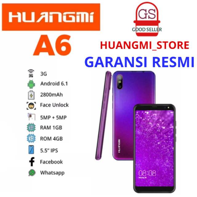 Huangmi Huang Mi Android A6 New Garansi Resmi Shopee Indonesia
