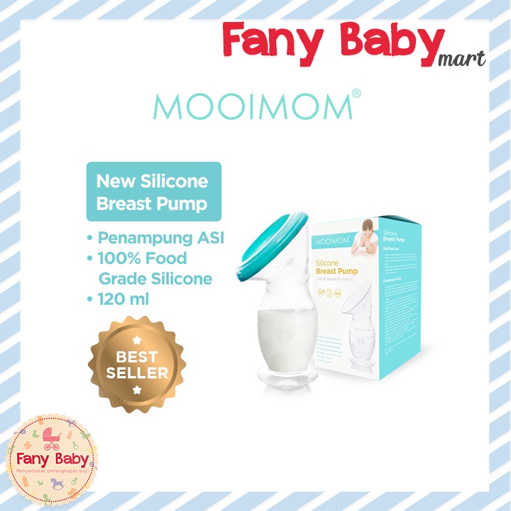 MOOIMOM SILICONE BREAST PUMP POMPA ASI SILICONE