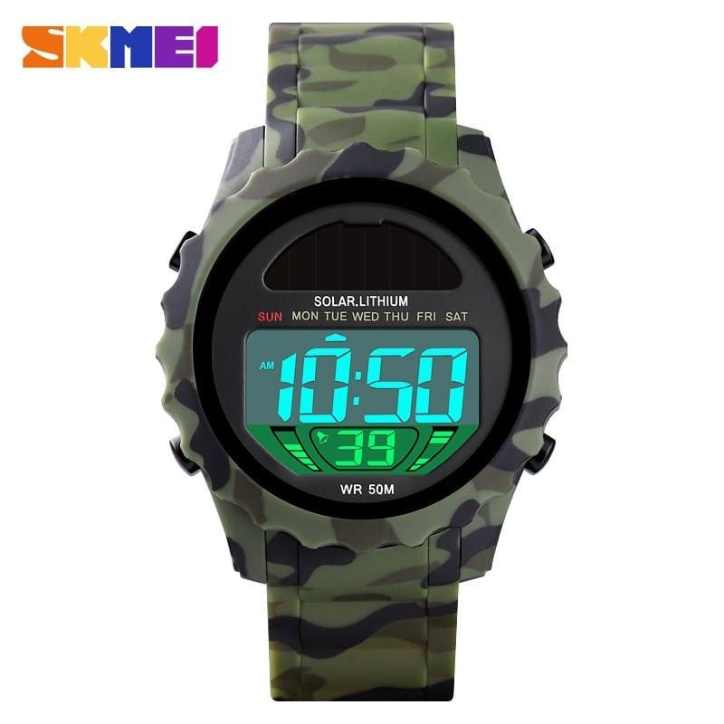 Jam Skmei 1585 solar power original bergaransi free gift box