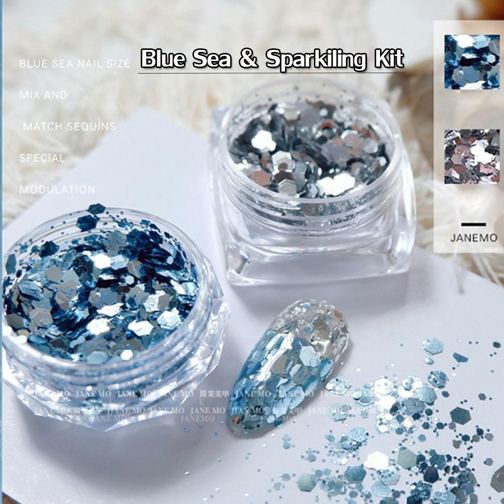 Preva Paku Payet Baru Campur Glitter DIY Sparkling